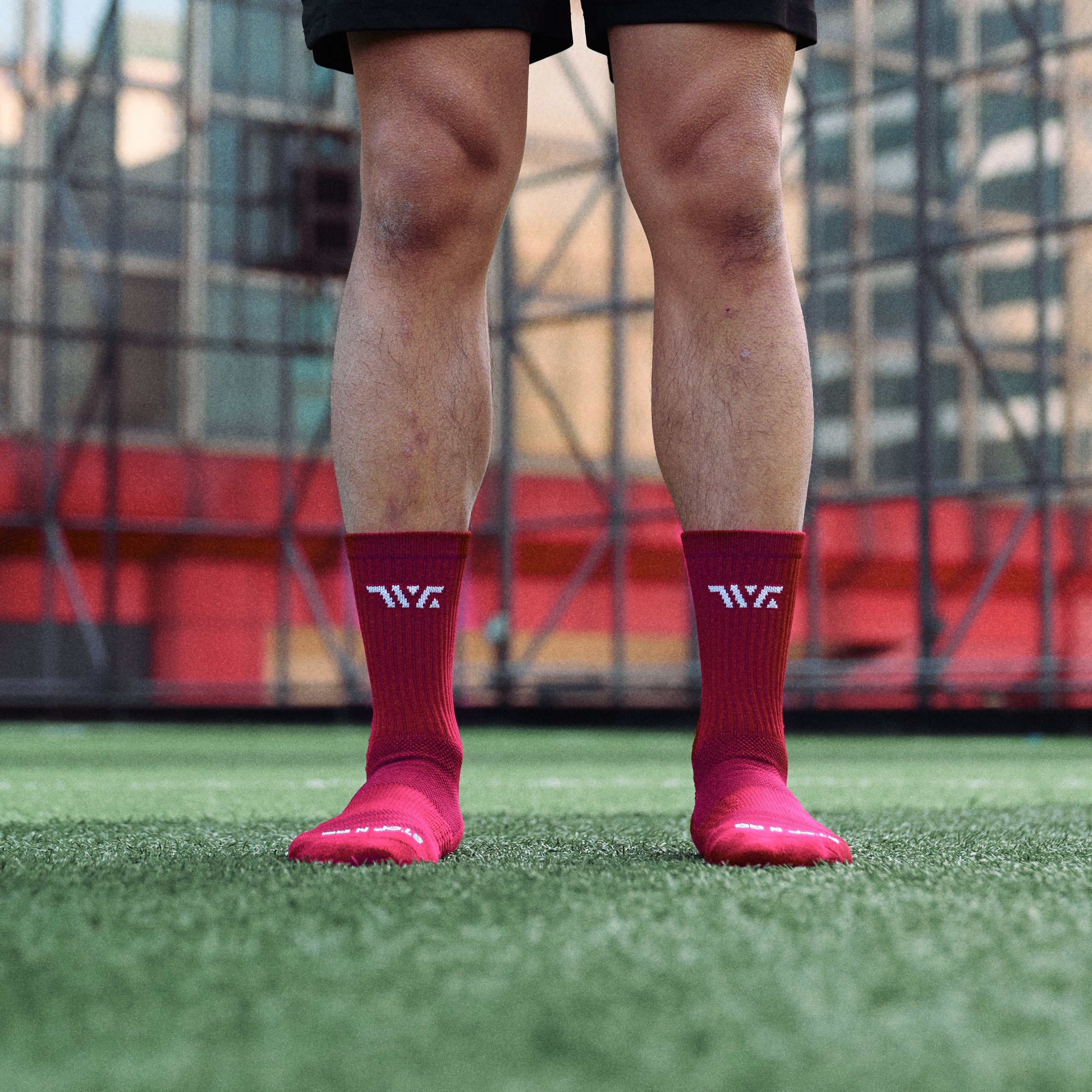 TeamWeGo Grip Socks - Burgundy